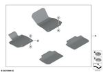51475A345F8 - : Set Of Floor Mats for BMW Image