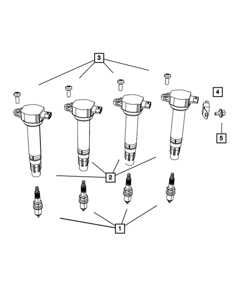 Spark Plugs-Cables-Coils for 2007 Chrysler Sebring #0