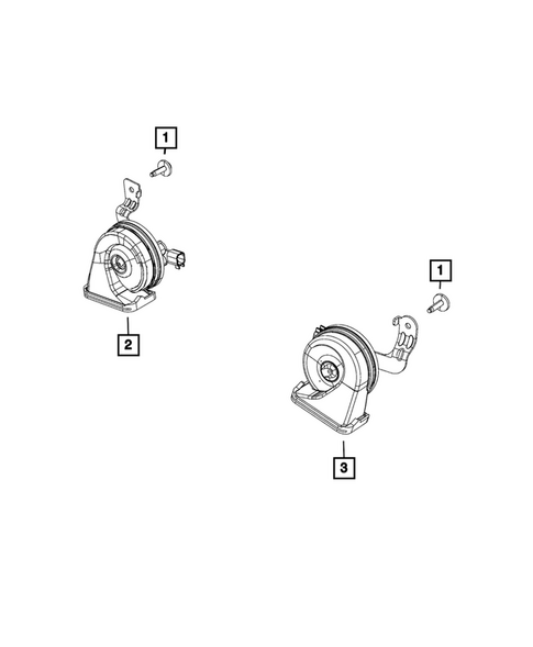 Horns for 2025 Jeep Gladiator #0