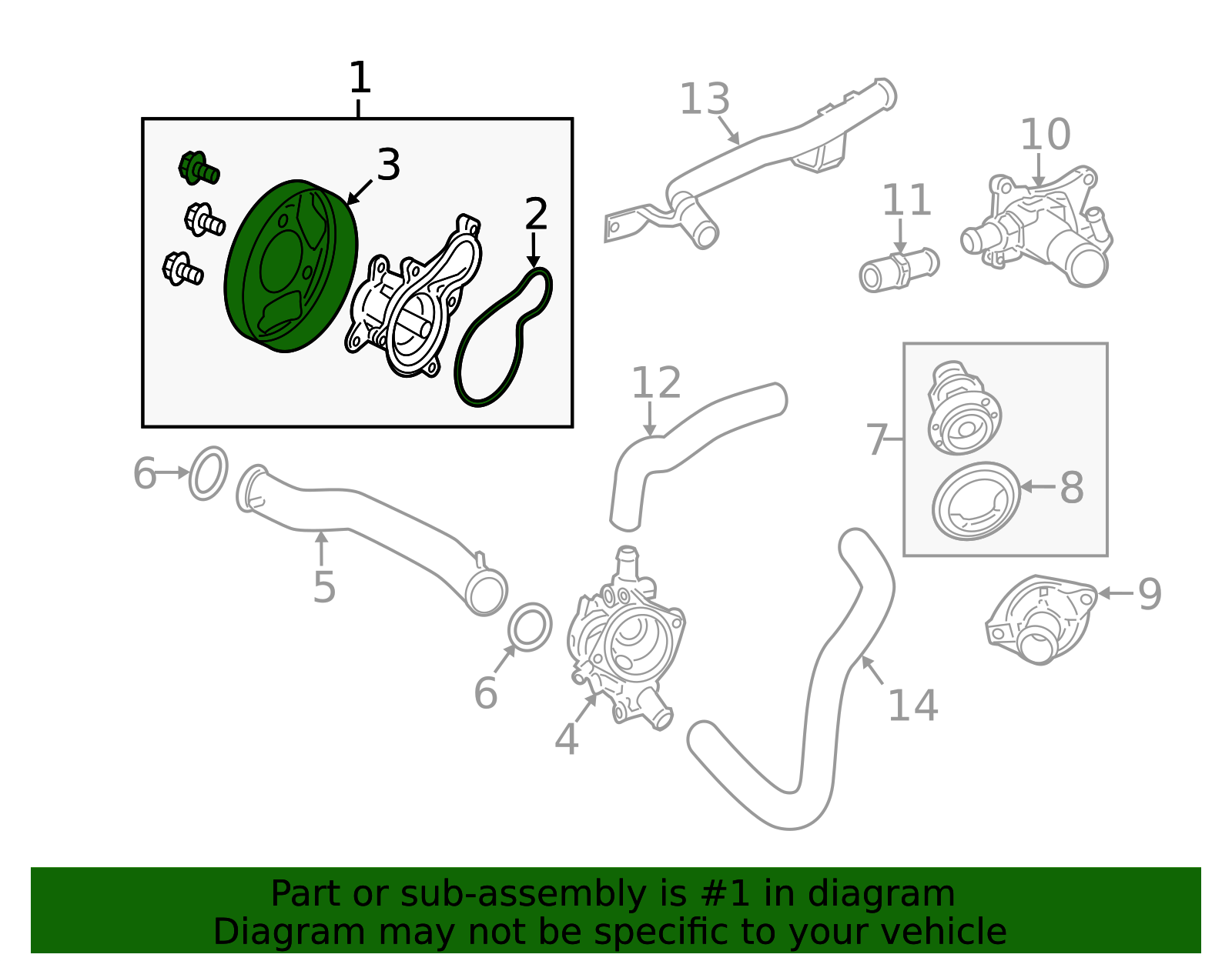 19200-R1A-A01 - Water Pump | Honda Car Parts Direct