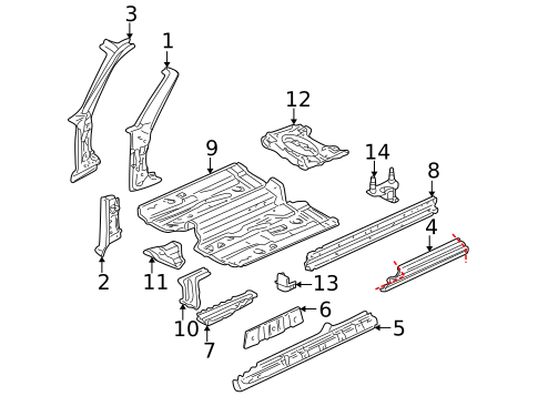 Rocker for 2004 Porsche 911 #1