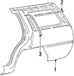 MB408909 - Body: Outer Panel for Dodge: Colt Image
