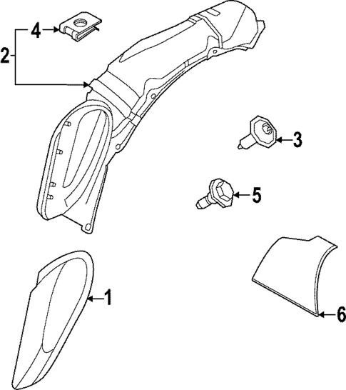 Exterior Trim - Quarter Panel for 2023 Porsche 911 #0