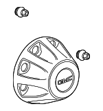 9597808 - : Chrome Wheel Trim Cap for GMC: Sierra 2500 HD, Sierra 3500 HD Image