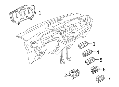 Instruments & Gauges for 2010 Ford Transit Connect #0