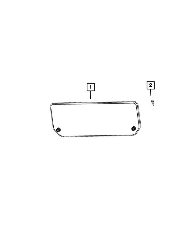 68590087AK - Interior Trim: Display Center Stack for Mopar Image