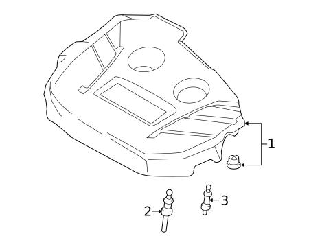 Engine Appearance Cover for 2016 Lincoln MKC #0