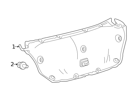 Interior Trim - Trunk for 2020 Toyota Avalon #0