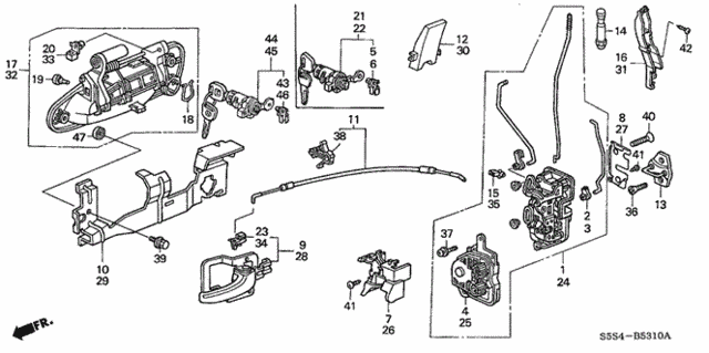 Door Locks for 2003 Honda Civic #0