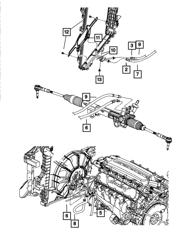 5290351AG - Steering: Power Steering Line for Mopar Image