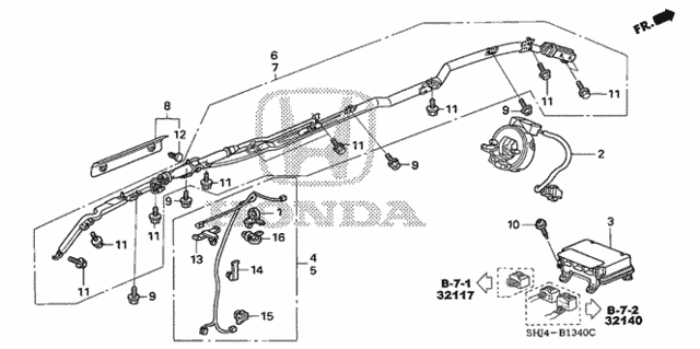 SRS Unit (-'07) for 2007 Honda Odyssey #0