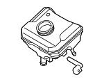 8W0611301 - Body: Reservoir for Audi: A4, A4 allroad, A4 Quattro, A5 Quattro, A5 Sportback, A8 Quattro, Q7, Q8, RS Q8, RS5, RS5 Sportback, RS6 Avant, RS7 Sportback, S4, S5, S5 Sportback, S8, SQ7, SQ8 Image