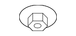 WHT003491 - Body: Floor Pan Splash Shield Clip for Audi Image image
