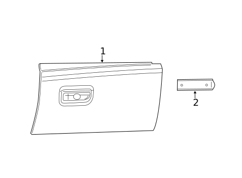 Glove Box for 2019 Dodge Durango #0