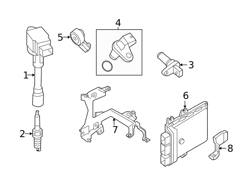 Ignition System for 2017 Nissan Murano #0