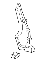 GD7A50350C - Body: Splash Shield for Mazda: 626 Image