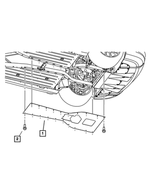 5290078AA - Manual Transmission 6 Speed: Rear Belly Pan for Mopar Image