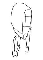 17297009503D94 - Body: Headrest for Mercedes-Benz Image