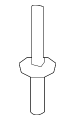 51118174185 - Body: Extension Rivet for BMW Image