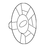 6F2Z1130AA - Suspension: Wheel Cover for Ford: Freestar Image