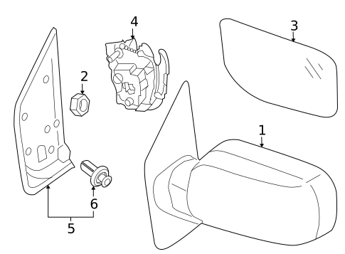 Outside Mirrors for 2009 Suzuki Equator #0