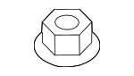 90178A0077 - Suspension: Strut Mount Nut for Toyota Image