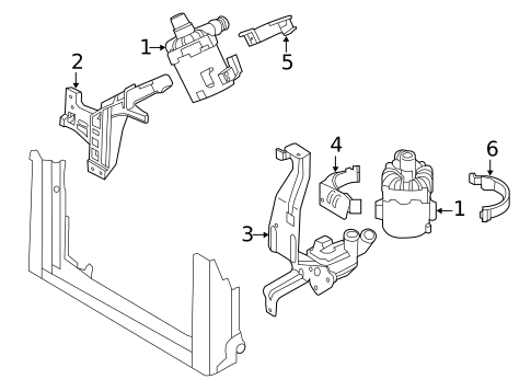 Water Pump for 2014 BMW M5 #1