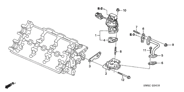 EGR Valve for 2003 Acura NSX #0