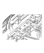 5KF74BS2AB - : Rocker Panel Rail, Right for Mopar Image