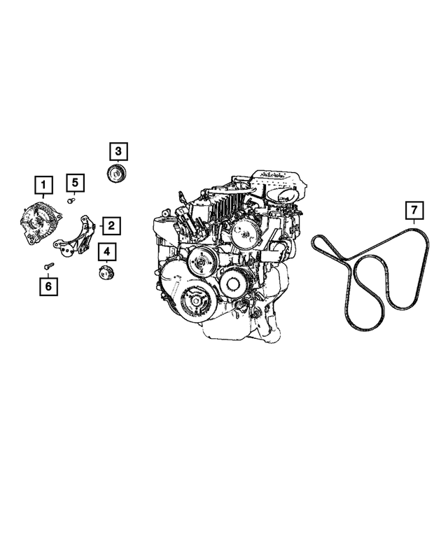 6504344 - Electrical: Hex Head Screw And Washer for Mopar Image