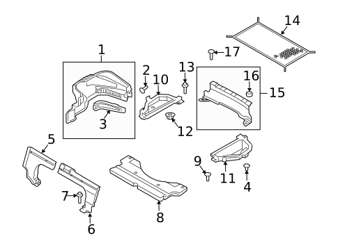 Interior Trim - Rear Body for 2015 Hyundai Genesis Coupe #0