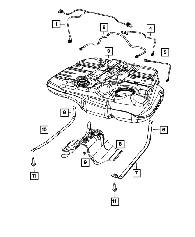 4766087AC - Fuel: Fuel Supply Jumper for Mopar Image image