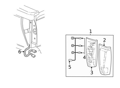 Electrical Sockets for 2002 Chevrolet Avalanche 2500 #1