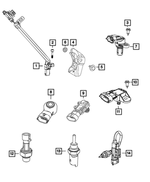 6104708AA - Electrical: Hex Nut for Mopar Image