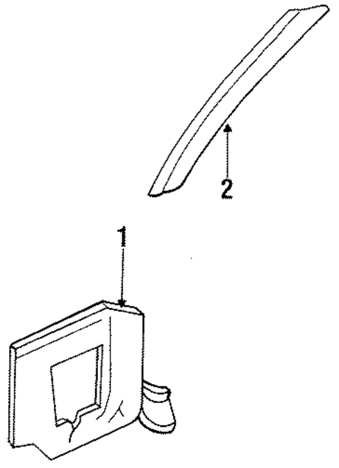 Interior Trim - Pillars for 1988 Nissan 300ZX #1