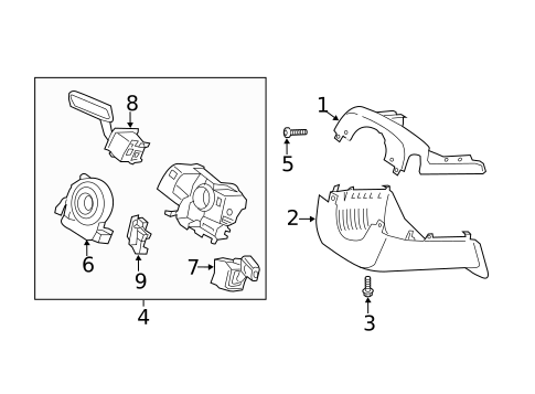 Switches for 2025 Lincoln Corsair #0