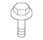 90159A0006 - Electrical: Headlamp Assembly Screw for Scion: xA, xB | Toyota: 4Runner, Avalon, bZ4X, C-HR, Camry, Echo, GR Corolla, Prius, Prius Plug-In, Prius V, Sienna, Solara, Venza, Yaris Image