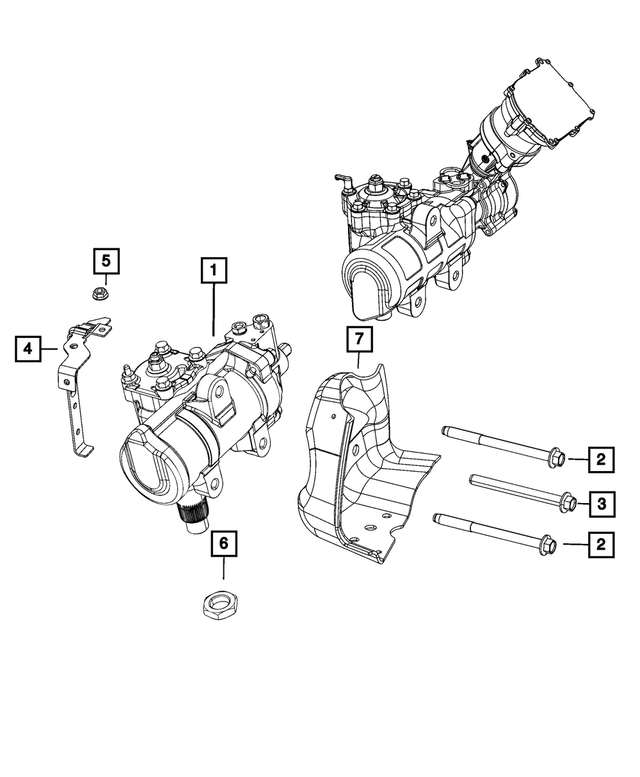 68575539AB - Steering: Power Steering Gear for Mopar Image