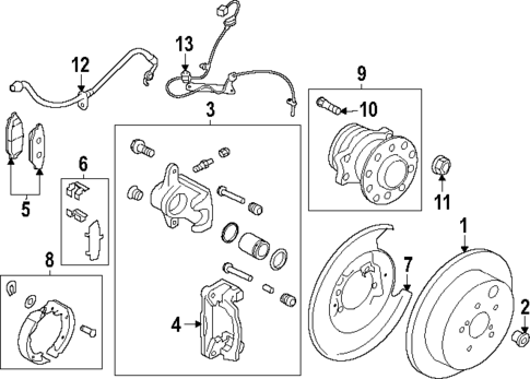 Rear Brakes for 2025 Subaru BRZ #0