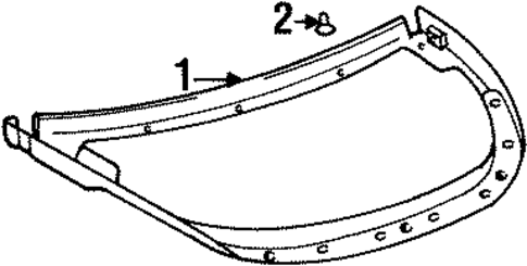 Interior Trim - Trunk for 2000 Lexus SC300 #0