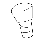 91508S50003 - Body: Cowl Grille Clip for Honda: Accord, Odyssey Image