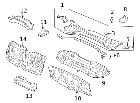 Cowl for 2004 Honda Odyssey #0