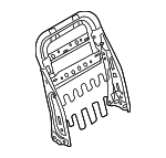 876011AA0A - Body: Seat Back Frame for Nissan Image