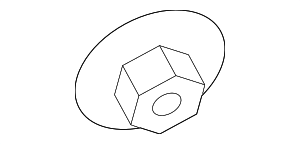 N91068501 - Fuel System: Fuel Tank Shield Nut for Audi Image