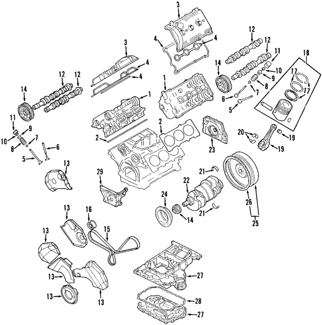 58109633 - : Engine Valve Spring for Volkswagen Image