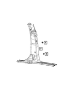 68443103AA - Interior Trim: Folding Seat Switch, Left for Chrysler: Pacifica, Voyager Image