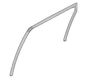 823306RR0B - Body: Run Weather-Strip for Nissan: Rogue Image