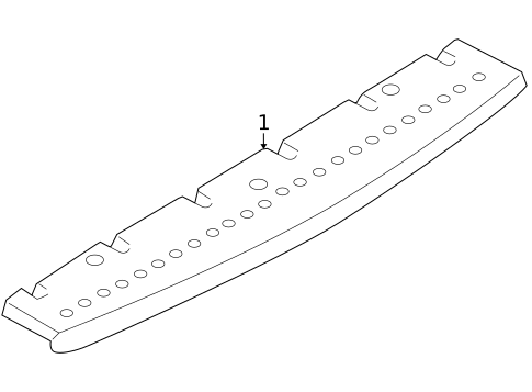 High Mounted Stop Lamp for 2011 Audi A6 Quattro #0