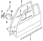 9630286A00 - : Mirror for Nissan Image