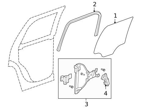 Rear Door for 2012 GMC Yukon #0